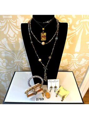 Jewelry Lot Vintage Modern Necklace Bracelets Earring Sterling Silver Gemstones